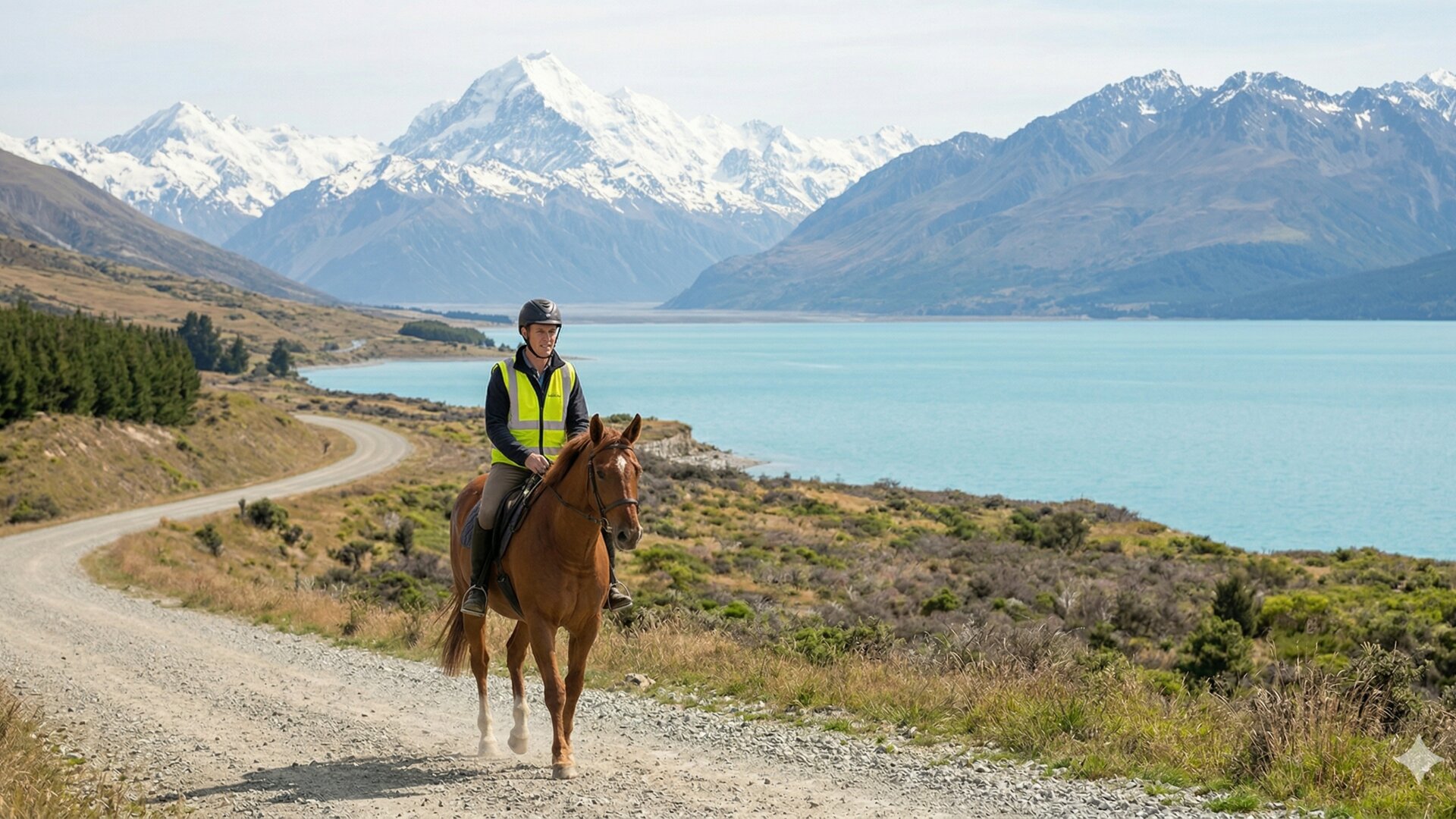 Sport horse jumping at competition